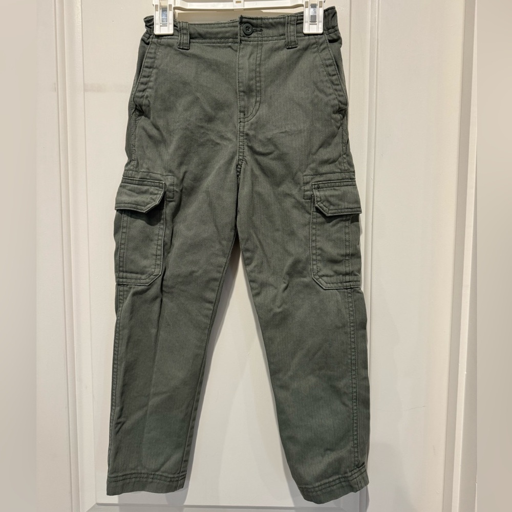 Kids' Olive Cargo Pants
